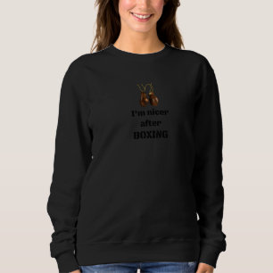 Camiseta Sou mais agradável depois do Boxing Boxer Coach Bo