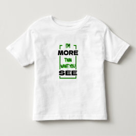 Camiseta Sou Mais do Que Você Vê Design de Tipografia Negri