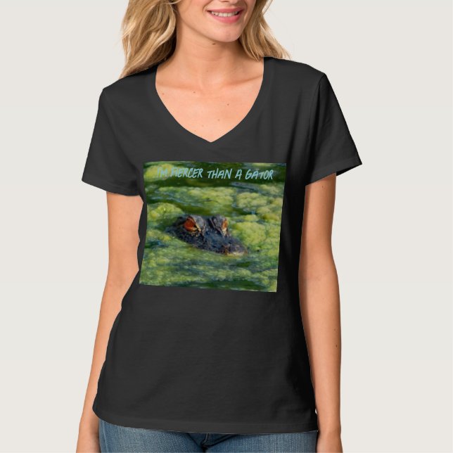 Camiseta Sou Mais Feroz Que Um Jacaré (Frente)