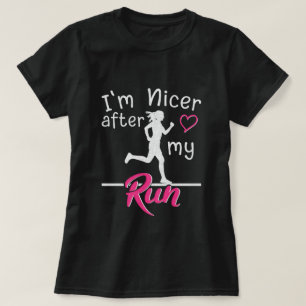 Camiseta Sou Mais Simpática Depois Da Minha Corrida Camiset