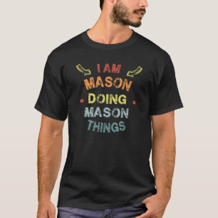 Camiseta Sou Mason fazendo coisas Legal no Natal Engraçado