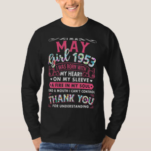 Camiseta Sou May Girl 1953 69th Birthday 69 Year