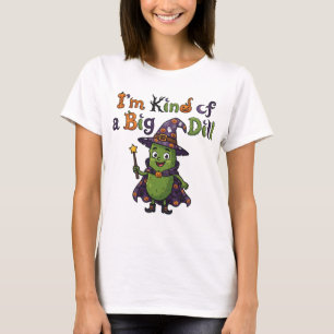 Camiseta Sou Meio um Grande Pepino   Pepino de Halloween