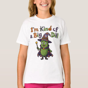 Camiseta Sou Meio um Grande Picles Picles de Halloween