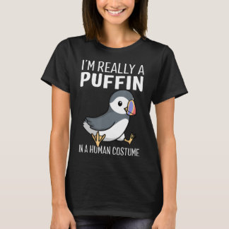Camiseta Sou mesmo um Puffin em um Shirt Hallo Humano