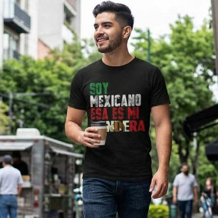 Camiseta Sou Mexicano, essa é minha Bandeira