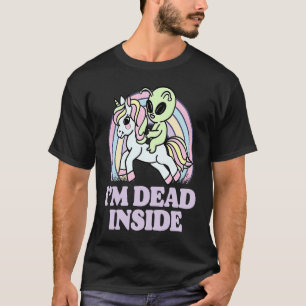 Camiseta Sou Morto Dentro Sarcástico, Bobo Hilário Irônico