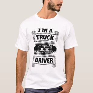 Camiseta Sou motorista de caminhão