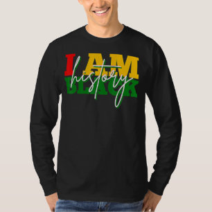 Camiseta Sou Negra História Negra Mês Educada Blac