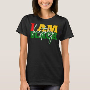 Camiseta Sou Negra História Negra Mês Educada Blac