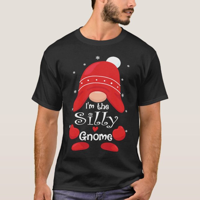 Camiseta Sou o Bobo Gnome Family Matching Group Christma (Frente)