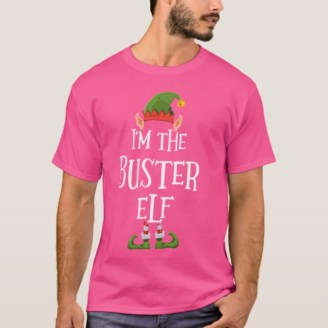 Camiseta Sou o Buster Elf Graphic - Feliz Natal (Frente)