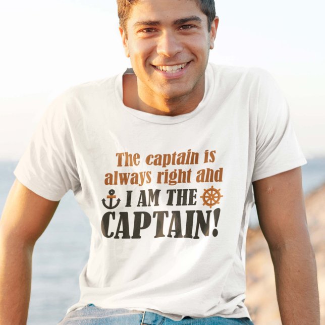 Camiseta Sou O Capitão (Criador carregado)