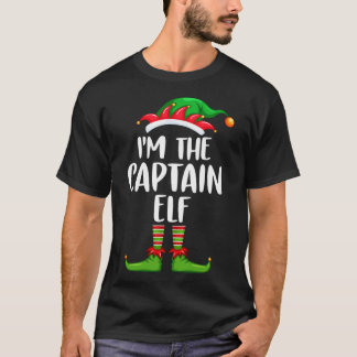 Camiseta Sou o Capitão Elf Matching Family Christmas