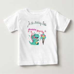 Camiseta Sou o Chefe de Aniversário