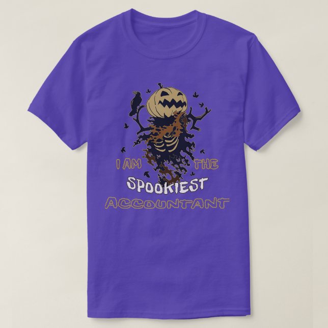 Camiseta Sou O Contabilista Mais Spookie (Frente do Design)