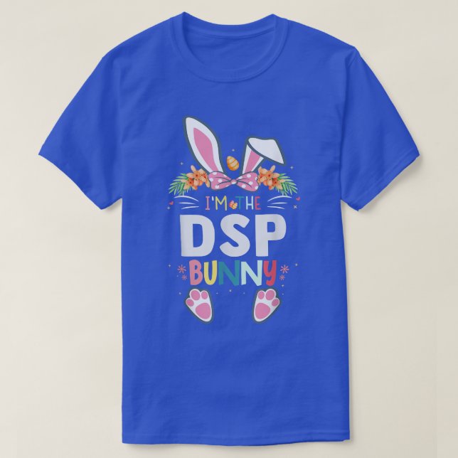 Camiseta Sou o dia da Páscoa do Funcionarios de Suporte Dir (Frente do Design)
