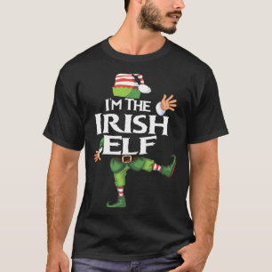 Camiseta Sou O Duende Irlandês Véspera De Natal Xmas Esquad