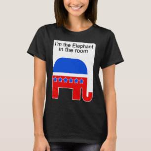 Camiseta Sou o Elefante na Sala Política Republicana