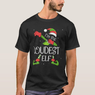 Camiseta Sou o Elf mais alto, Dabbing Santa Claus Xmas.