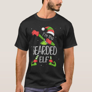 Camiseta Sou o Elfo Bearded Dabbing Papai Noel Xmas para F