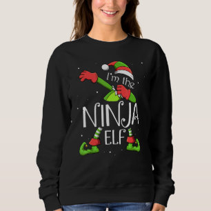 Camiseta Sou o Elfo Ninja Dabbing Santa Claus Xmas para a F