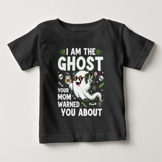 Camiseta Sou O Fantasma Que Sua Mãe Te Avisou. (Frente)
