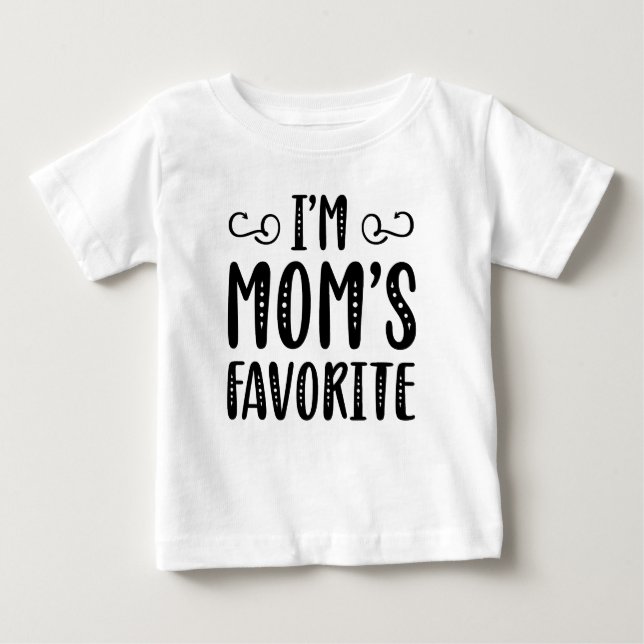 Camiseta Sou o favorito da mãe (Frente)