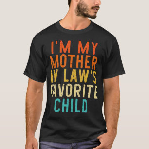 Camiseta Sou o Filho Favorito da Minha Sogra Engraçado Pare