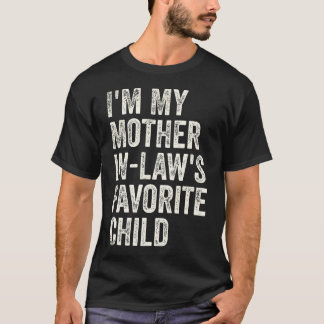 Camiseta SOU O Filho Favorito Da Minha Sogra Piada De Pai E