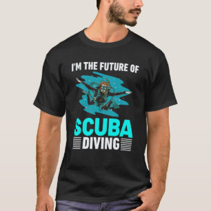 Camiseta Sou O Futuro Da Imersão Com Farda De Mergulhador