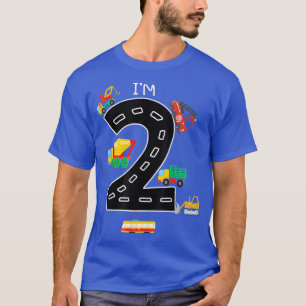 Camiseta Sou o garoto de dois anos, garoto de aniversário,