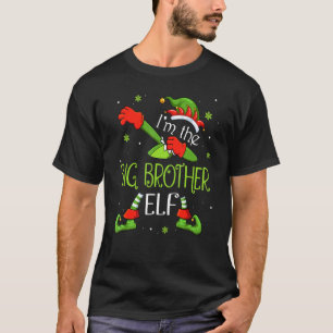 Camiseta Sou o Grande Irmão Elf Dabbing Santa Claus Xmas F