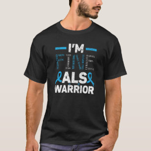 Camiseta Sou o guerreiro Als Amyotrophic Lateral Scler