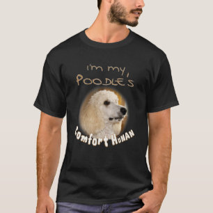 Camiseta Sou o Humano de Conforto do Meu Poodle para Cães e