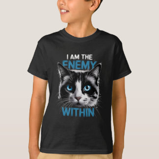 Camiseta Sou o Inimigo Interno Votando Trump 2024 Eleição T