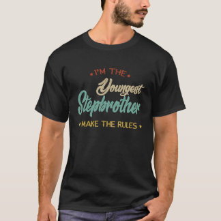 Camiseta Sou o irmão mais jovem que faço as regras.