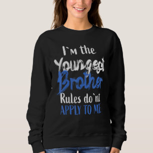 Camiseta Sou O Irmão Mais Novo - As Regras Não Se Aplicam A