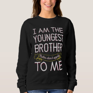Camiseta Sou O Irmão Mais Novo - As Regras Não Se Aplicam A