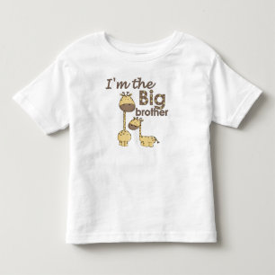Camiseta Sou o irmão mais velho, girafa