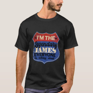 Camiseta Sou O Legendário James
