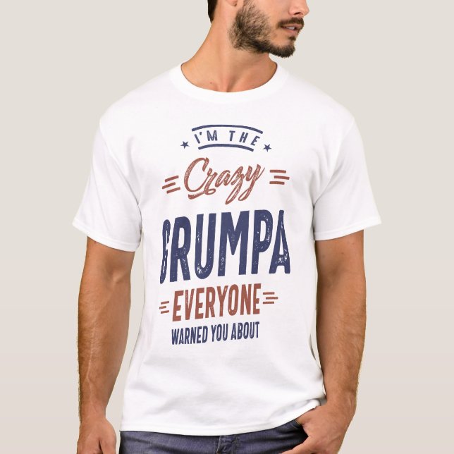 Camiseta Sou o Louco Grumpa (Frente)