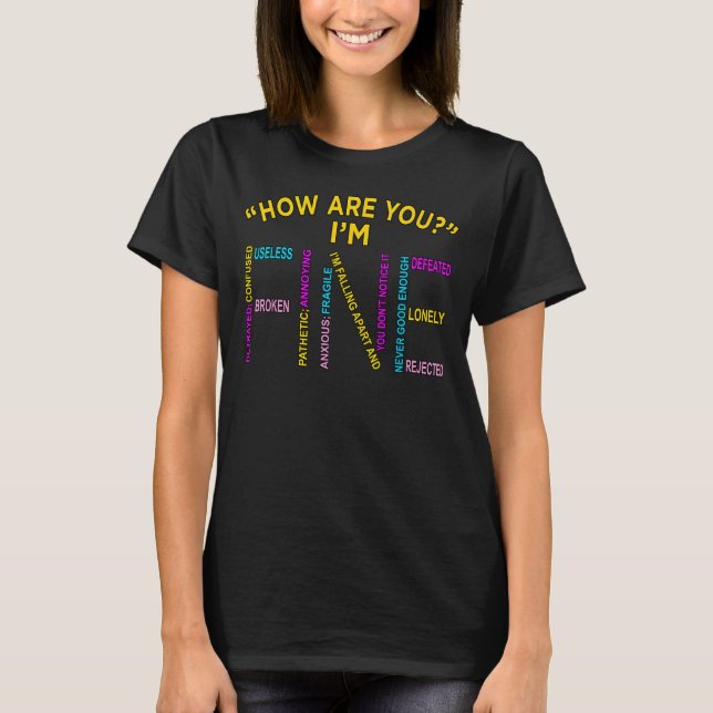 Camiseta Sou o magro assistente de saúde mental (Frente)
