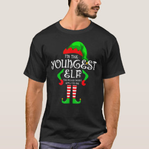 Camiseta Sou o mais jovem Elf As regras não se aplicam a m