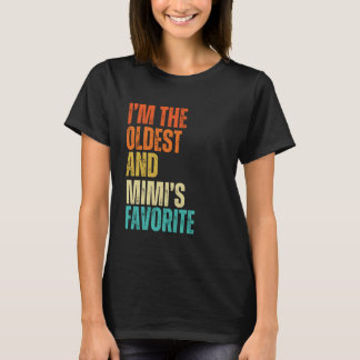 Camiseta Sou o mais velho e o homem, mulher, criança favori