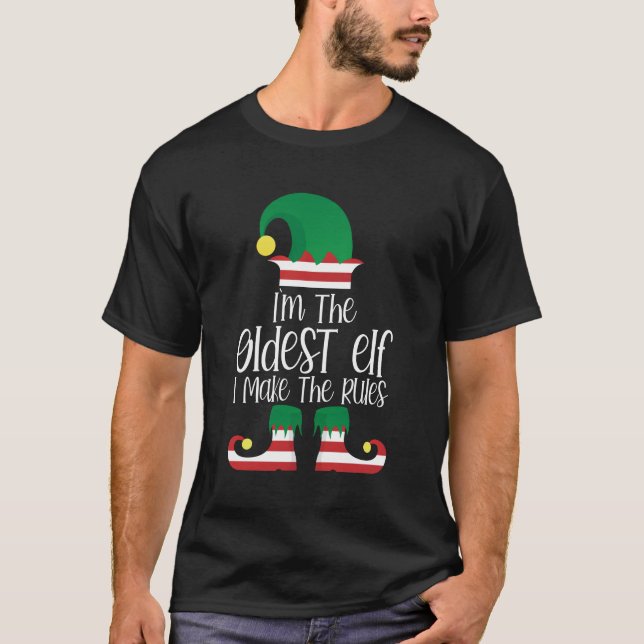Camiseta Sou o mais velho que faço as regras (Frente)