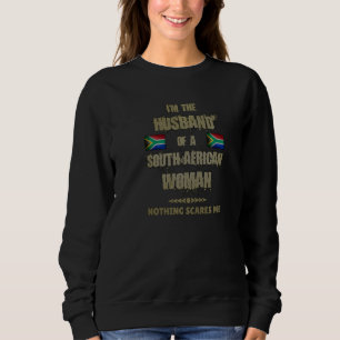 Camiseta Sou o marido de uma mulher sul-africana Engraçada