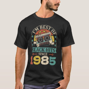 Camiseta Sou o melhor de Black Hits desde 1985 Cassette Bir