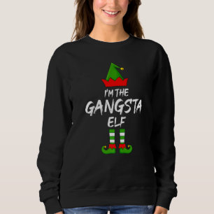 Camiseta Sou o Natal da família Gangsta Elf.