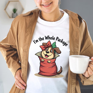 Camiseta Sou o Pacote Completo – Cachorro Engraçado Envolvi